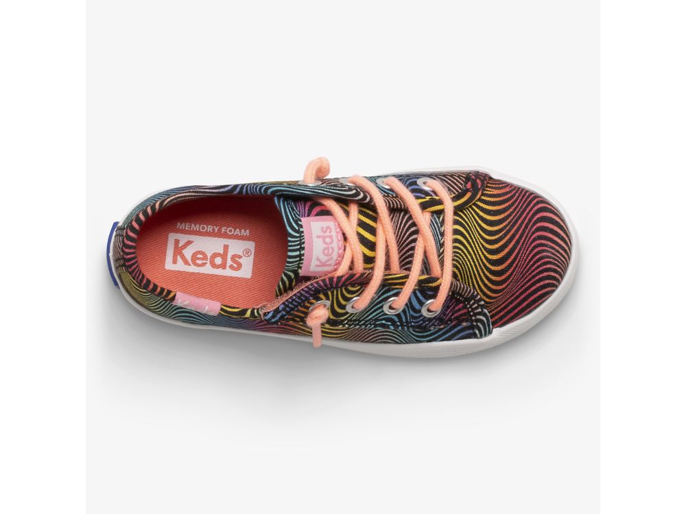 Keds Kickstart Seasonal Jr Joggesko Jente Multicolor | NO-06038