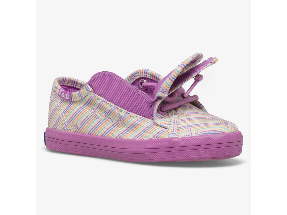 Keds Kickstart Seasonal Jr Joggesko Jente Multicolor Lilla | NO-09092