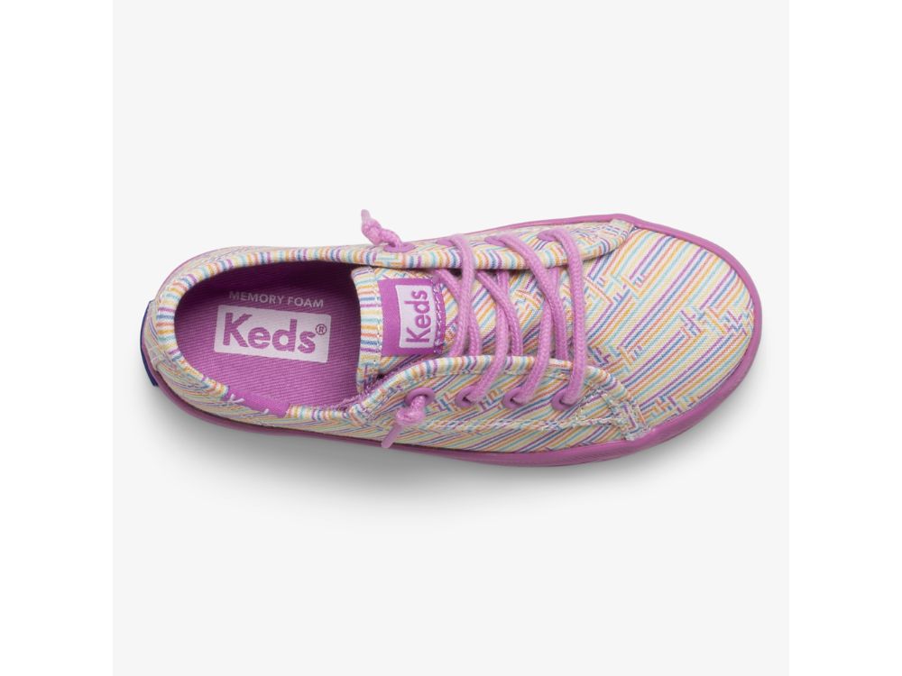 Keds Kickstart Seasonal Jr Joggesko Jente Multicolor Lilla | NO-09092