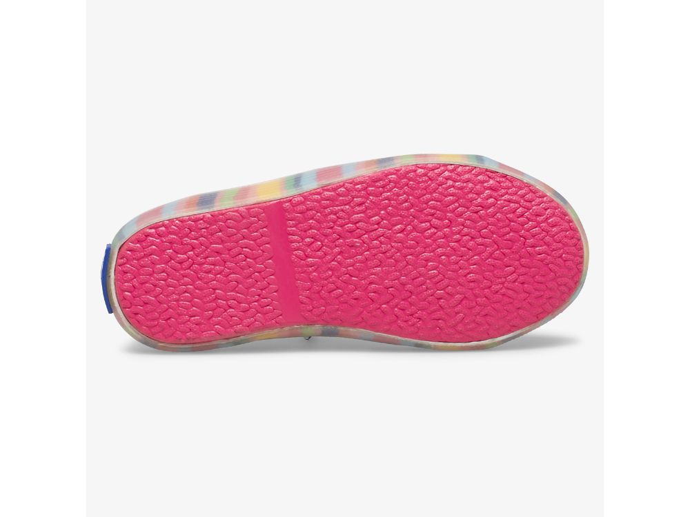 Keds Kickstart Seasonal Jr Joggesko Jente Hvite Multicolor | NO-25904