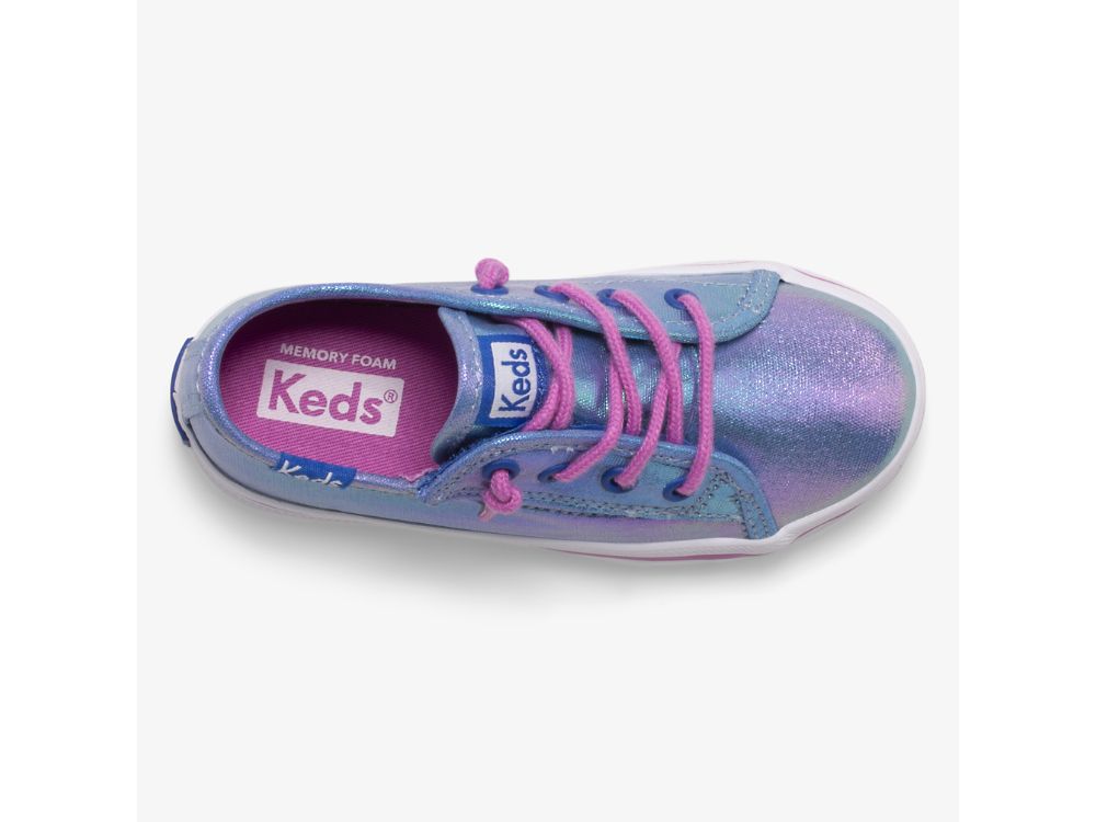 Keds Kickstart Seasonal Jr Joggesko Jente Blå Multicolor | NO-47199