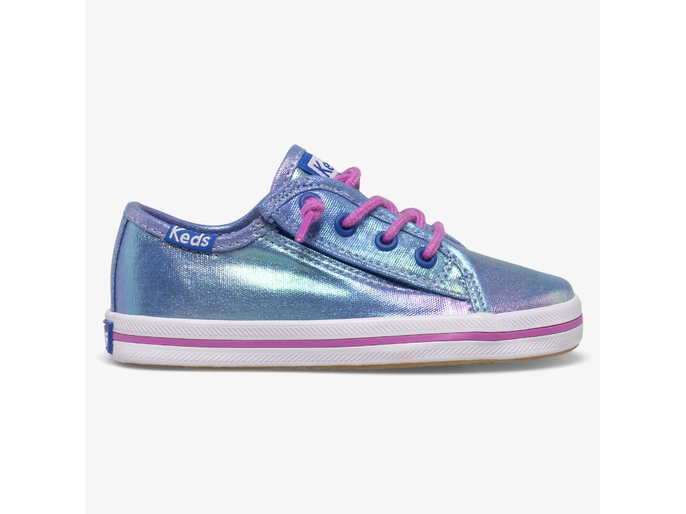 Keds Kickstart Seasonal Jr Joggesko Jente Blå Multicolor | NO-47199