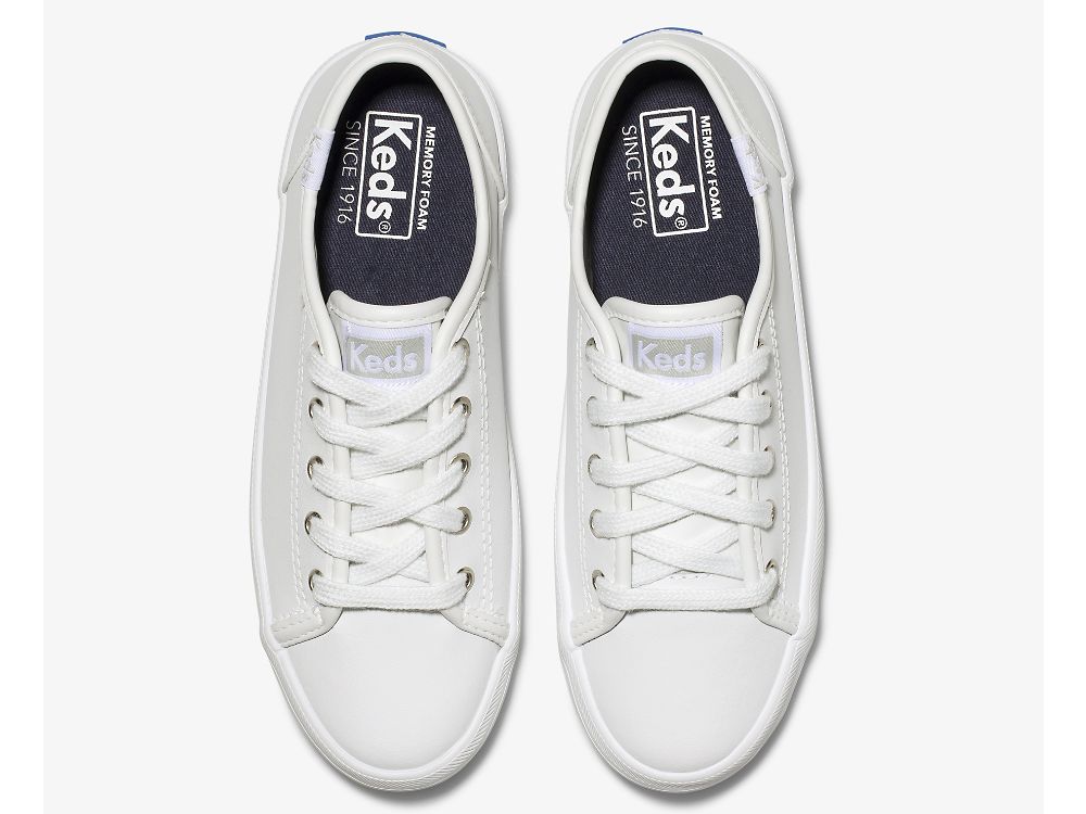 Keds Kickstart Sneaker Joggesko Jente Hvite | NO-00144