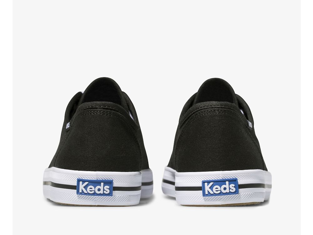 Keds Kickstart Tennis Sko Dame Svarte | NO-86604