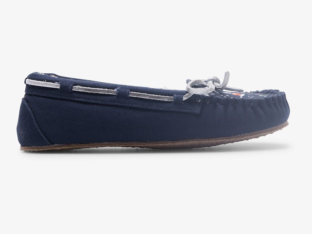 Keds Moccasin Tøfler Tøfler Dame Marineblå Multicolor | NO-15453