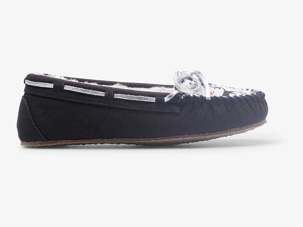 Keds Moccasin Tøfler Tøfler Dame Svarte Multicolor | NO-46301