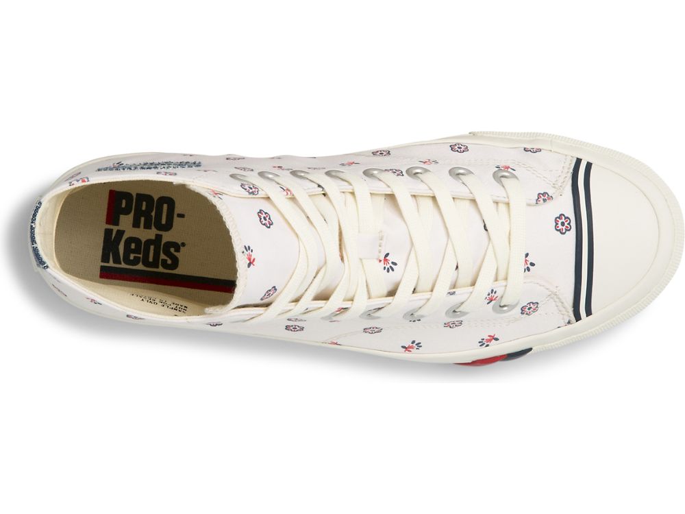 Keds Royal Hi Bandana Snøresko Dame Hvite | NO-18105