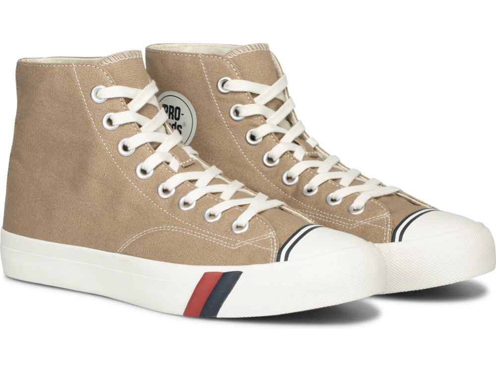 Keds Royal Hi Canvas Joggesko Herre Brune | NO-73020