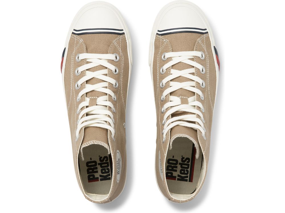 Keds Royal Hi Canvas Joggesko Herre Brune | NO-73020