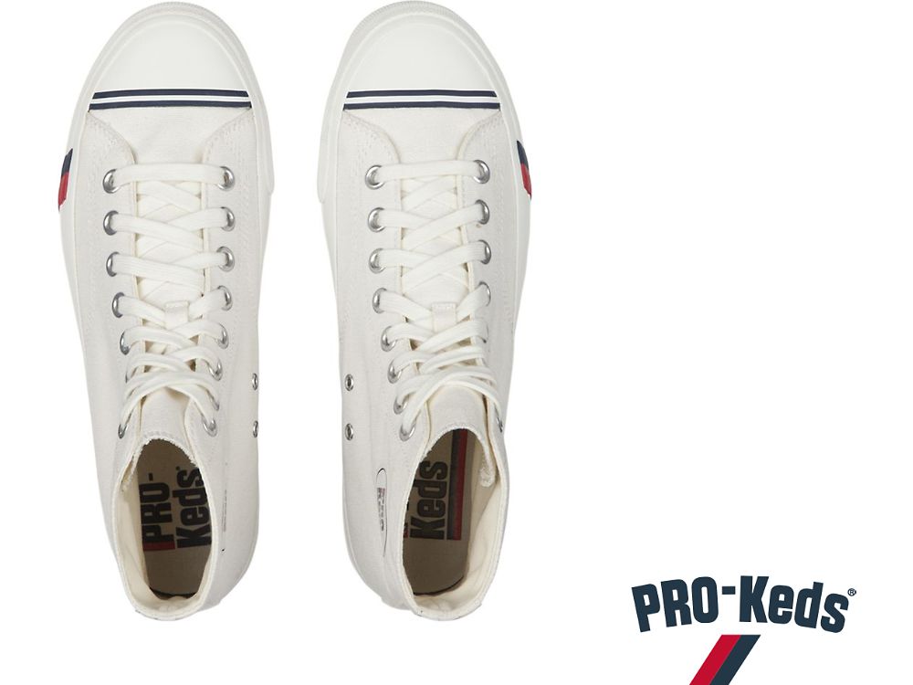 Keds Royal Hi Joggesko Herre Hvite | NO-78996