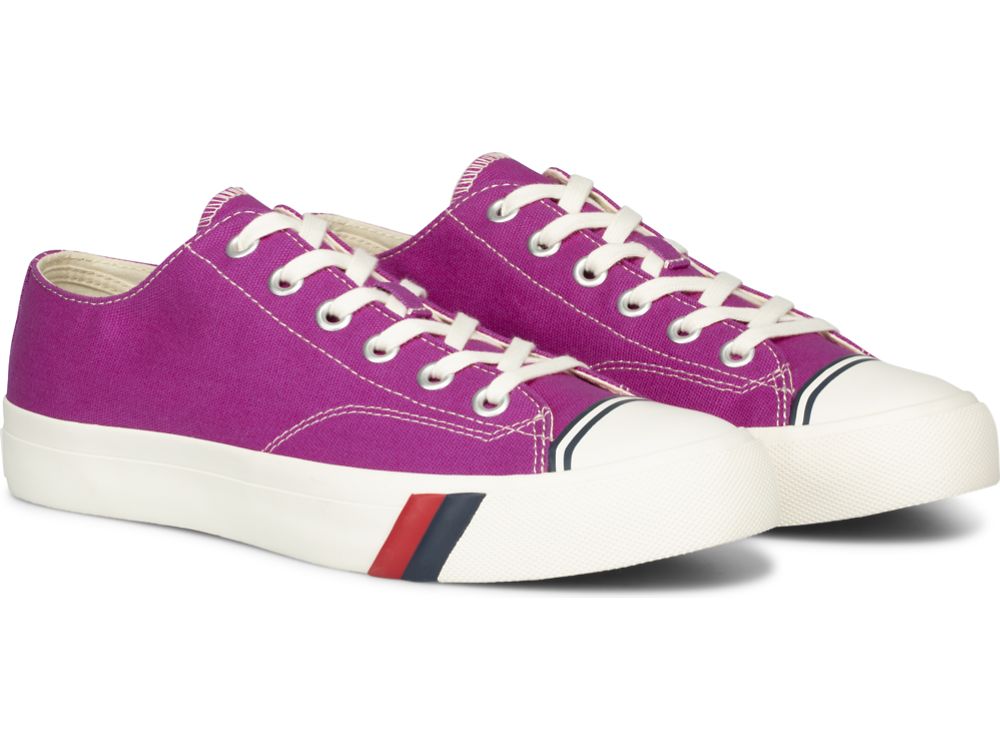 Keds Royal Lo Canvas Joggesko Herre Fuschia | NO-77410