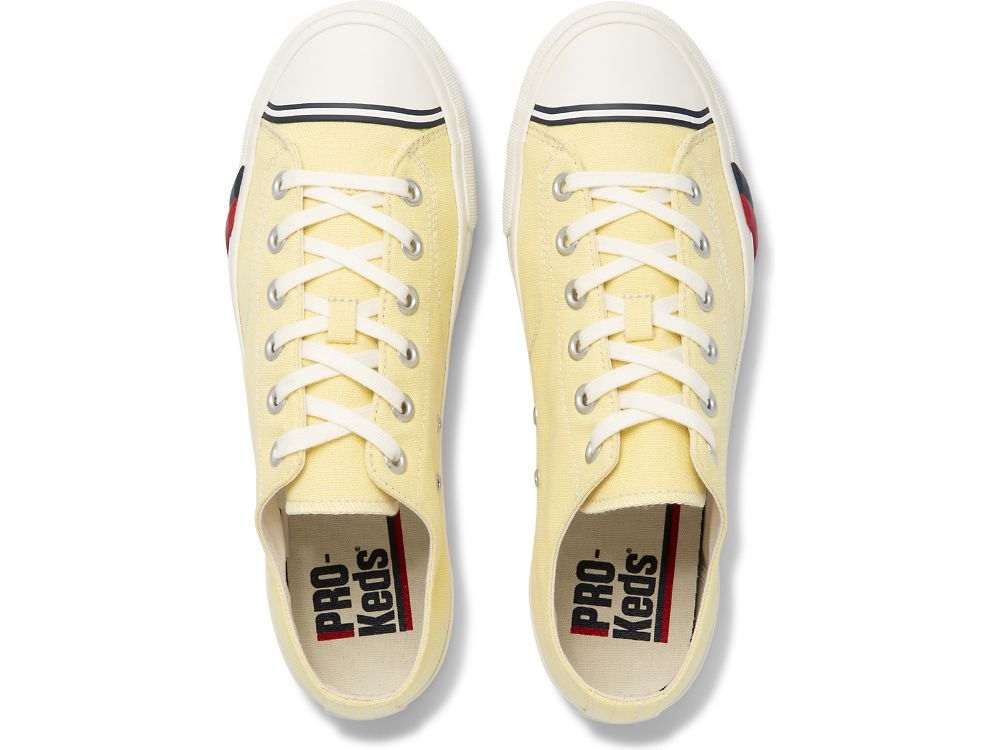 Keds Royal Lo Canvas Joggesko Herre Gul | NO-73930