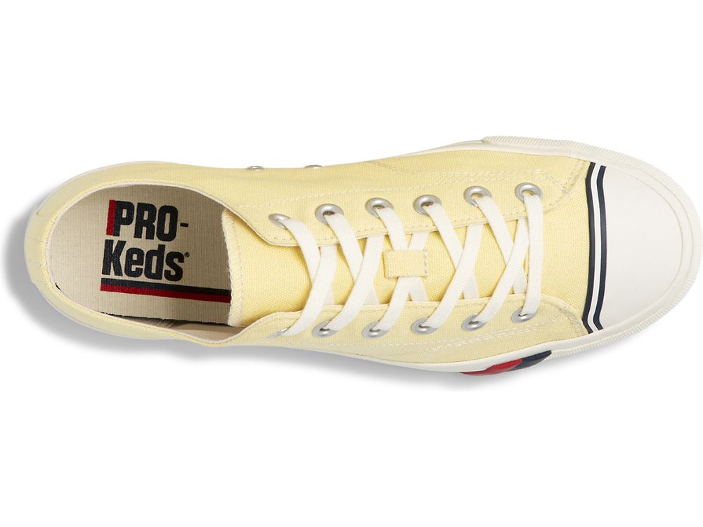 Keds Royal Lo Canvas Joggesko Herre Gul | NO-73930