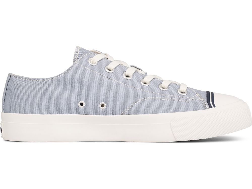 Keds Royal Lo Canvas Joggesko Herre Lyse Blå | NO-09115