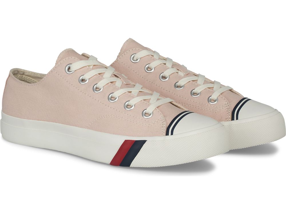 Keds Royal Lo Canvas Joggesko Herre Lyse Rosa | NO-15667