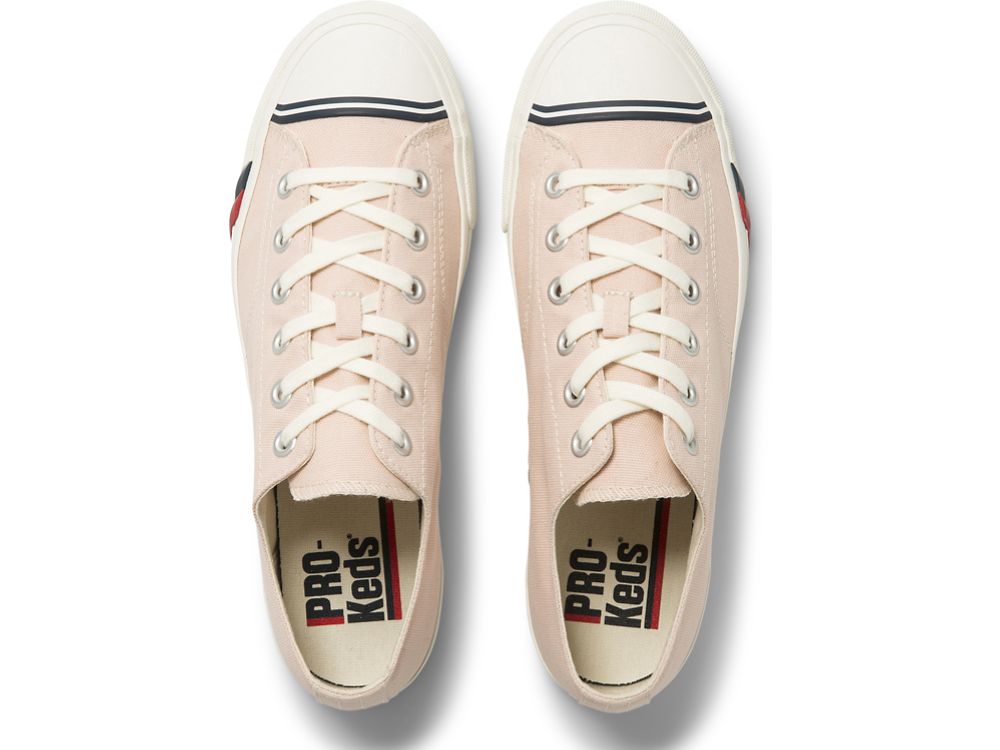 Keds Royal Lo Canvas Joggesko Herre Lyse Rosa | NO-15667