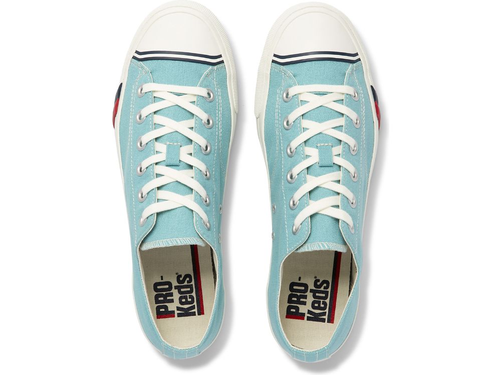 Keds Royal Lo Canvas Joggesko Herre Turkis | NO-03691