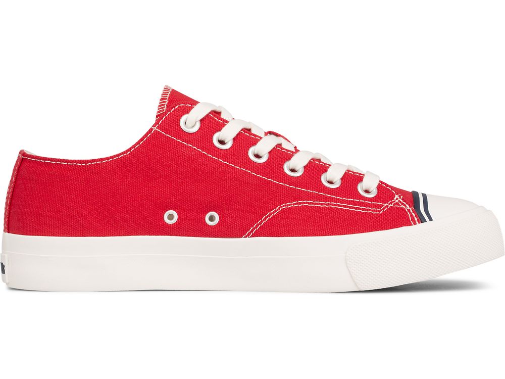 Keds Royal Lo Canvas Snøresko Dame Rød | NO-05487