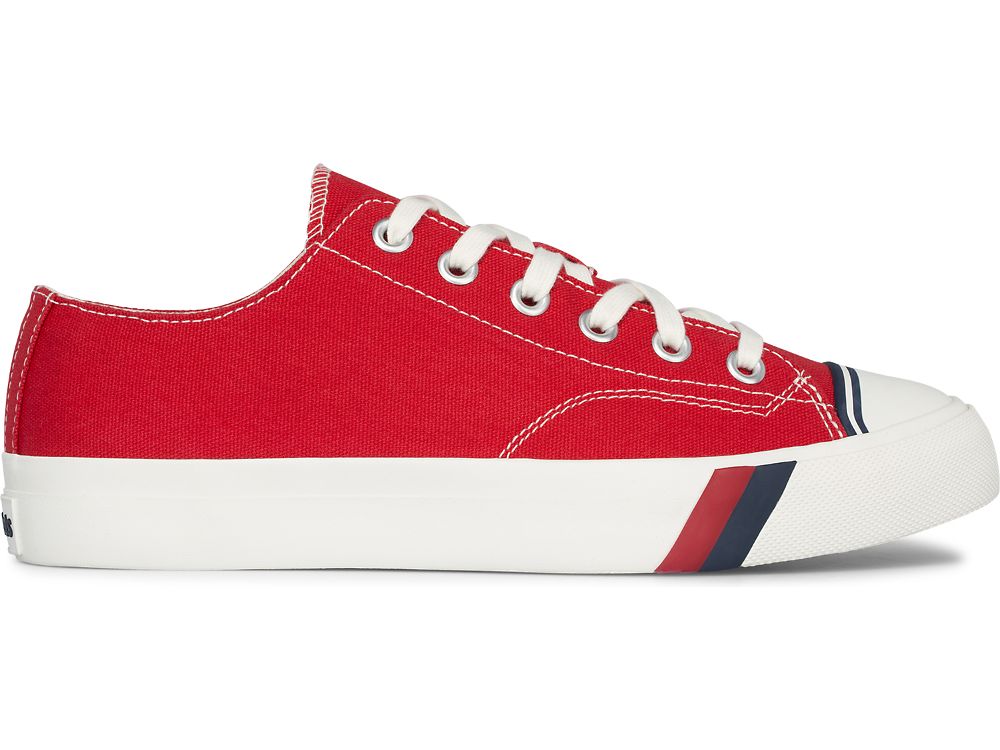 Keds Royal Lo Canvas Snøresko Dame Rød | NO-05487