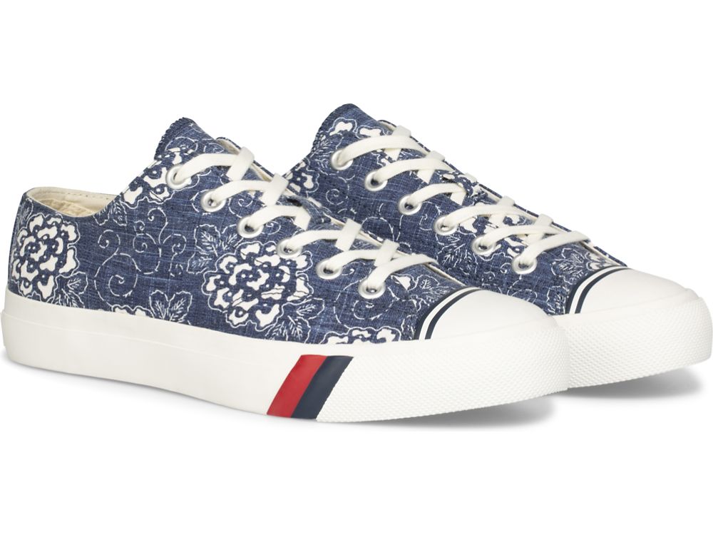 Keds Royal Lo Floral Print Joggesko Herre Marineblå | NO-17370