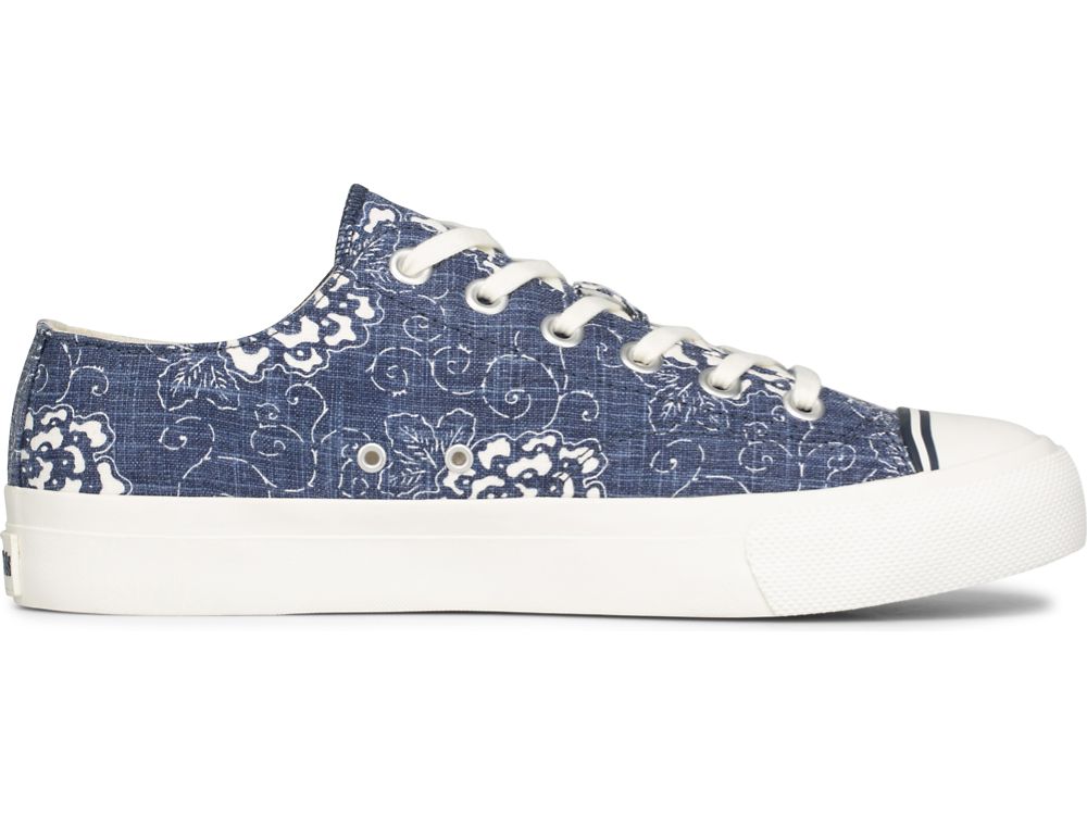 Keds Royal Lo Floral Print Joggesko Herre Marineblå | NO-17370