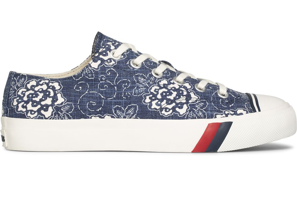 Keds Royal Lo Floral Print Joggesko Herre Marineblå | NO-17370