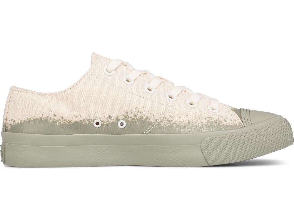 Keds Royal Lo Spray Foxing Joggesko Herre Beige Grønn | NO-37645