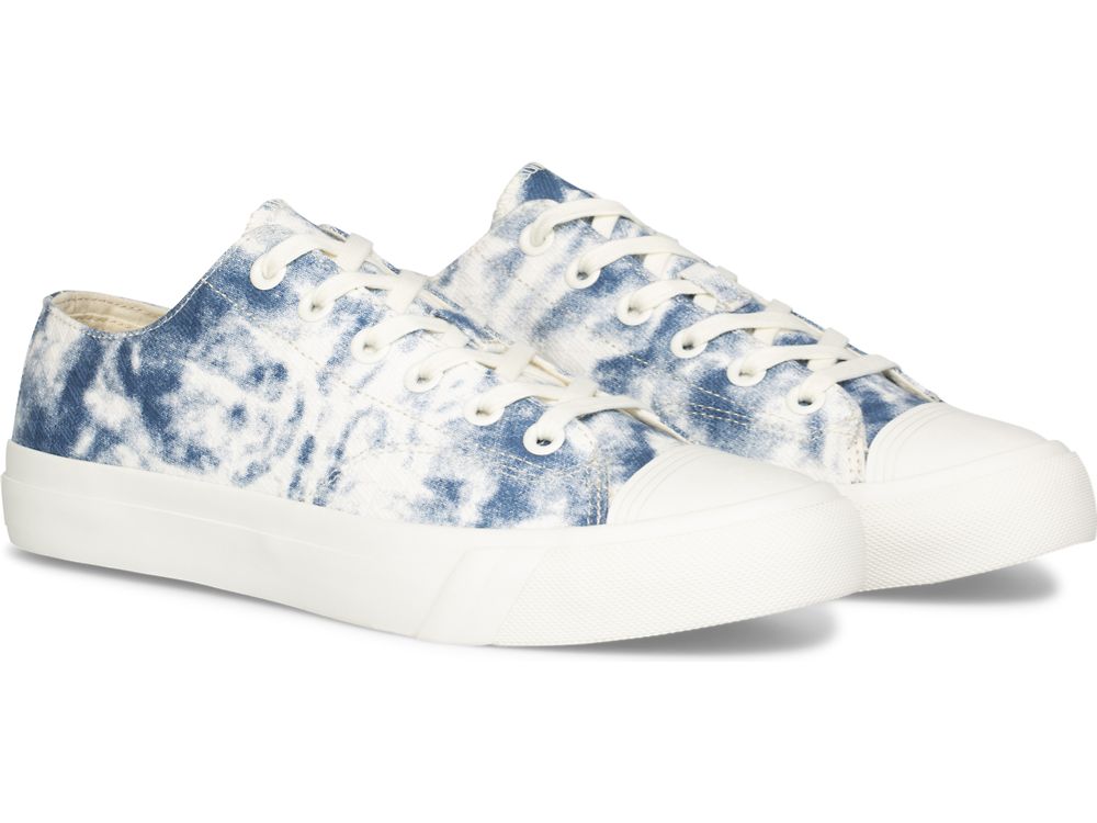 Keds Royal Lo Tiedye Joggesko Herre Marineblå | NO-59676