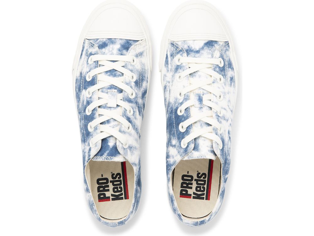 Keds Royal Lo Tiedye Joggesko Herre Marineblå | NO-59676