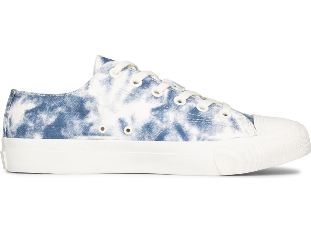 Keds Royal Lo Tiedye Joggesko Herre Marineblå | NO-59676