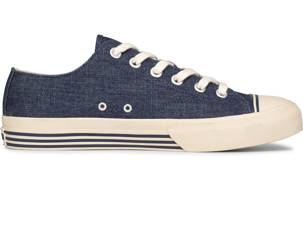 Keds Super Recycled Denim Joggesko Herre Indigo | NO-32693