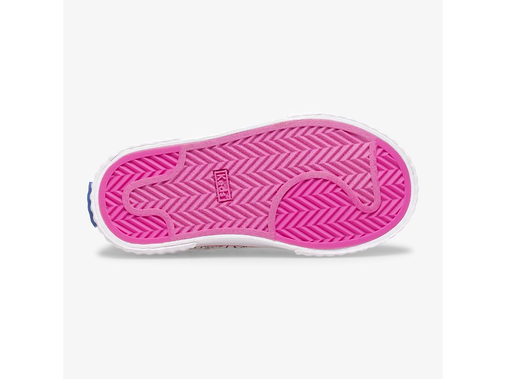 Keds Topkick Washable Slip On Jr SlipOnSneakers Jente Hvite Rosa | NO-85549