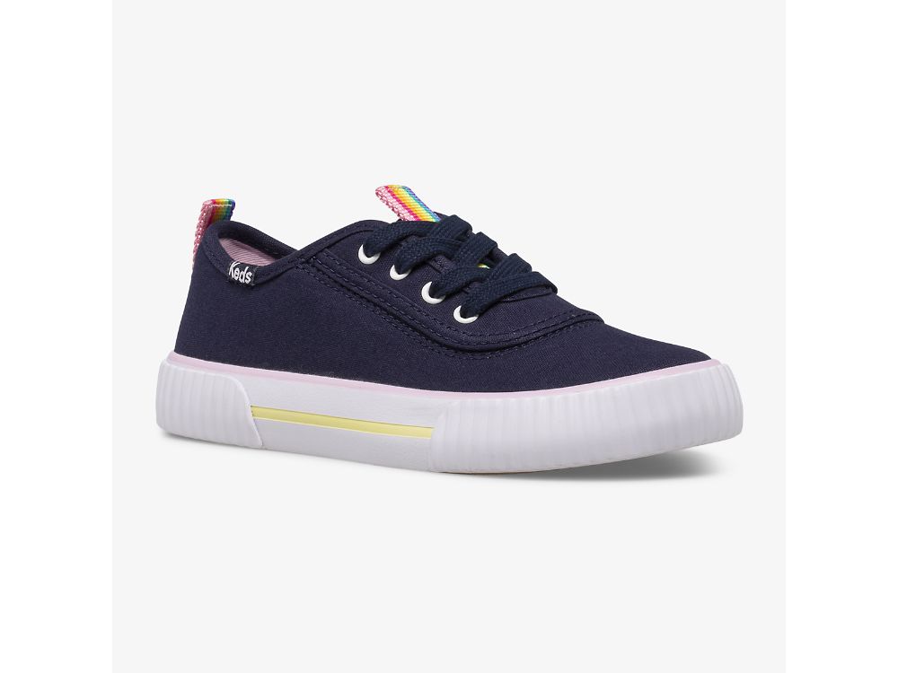 Keds Topkick Washable Slip-On SlipOnSneakers Jente Marineblå Multicolor | NO-32710