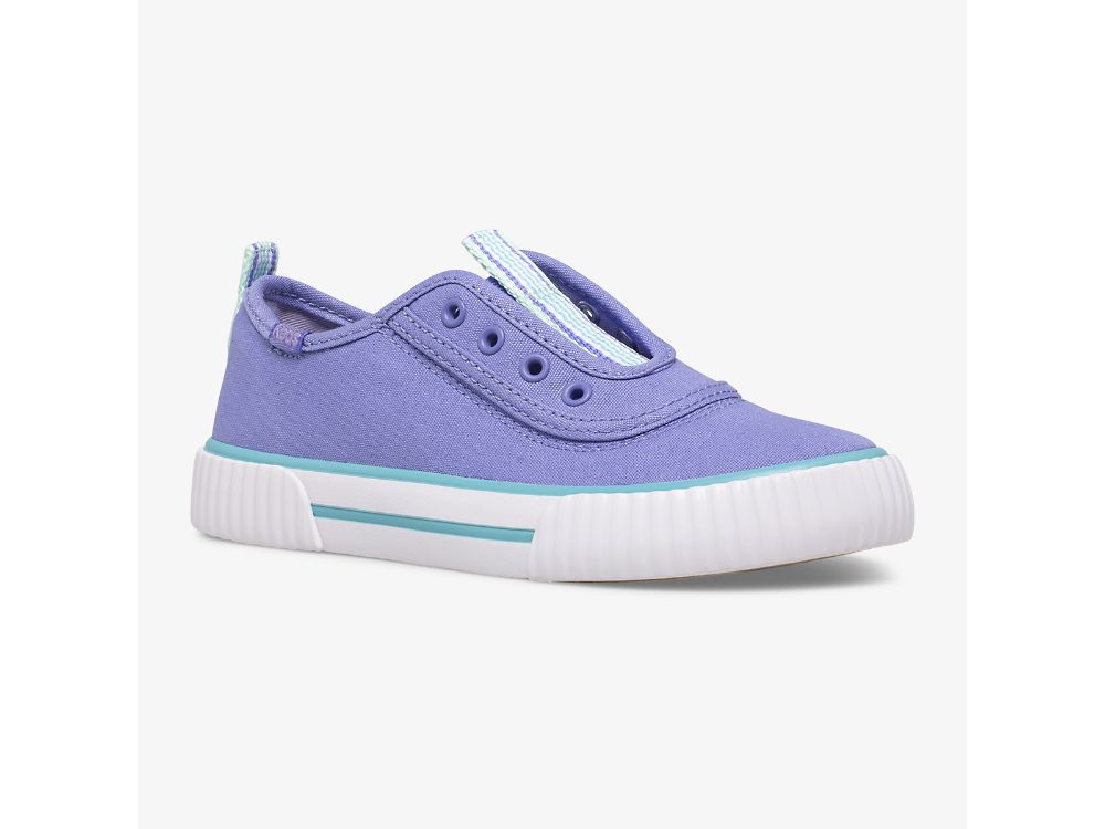 Keds Topkick Washable Slip-On SlipOnSneakers Jente Lilla Turkis | NO-50743