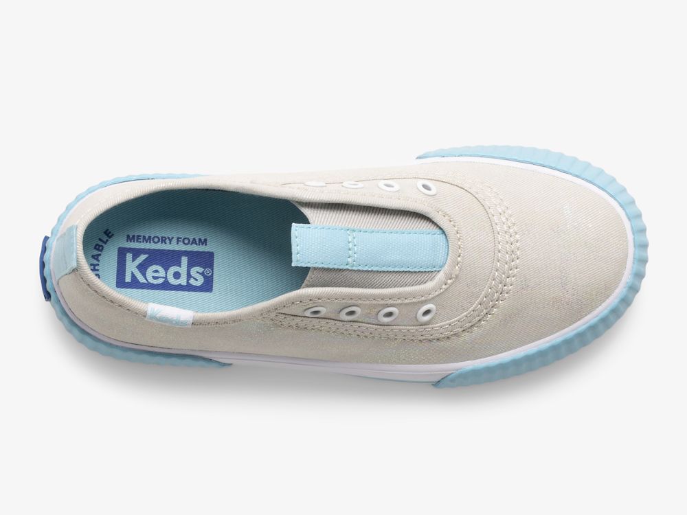 Keds Topkick Washable Slip-On SlipOnSneakers Jente Grå | NO-84741