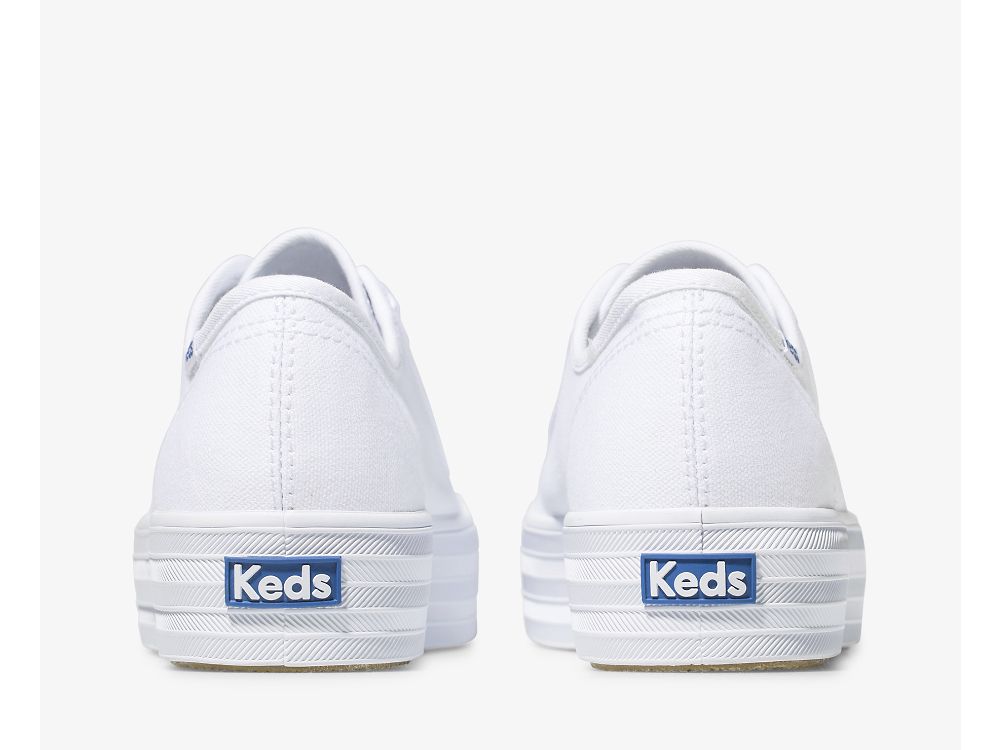 Keds Triple Kick Tennis Sko Dame Hvite | NO-94750