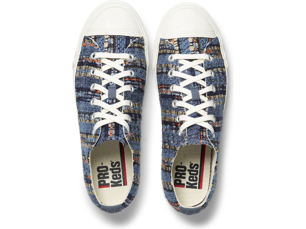 Keds Woven Royal Lo Joggesko Herre Blå | NO-64630