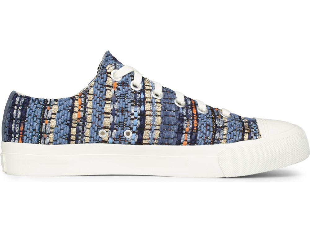 Keds Woven Royal Lo Joggesko Herre Blå | NO-64630